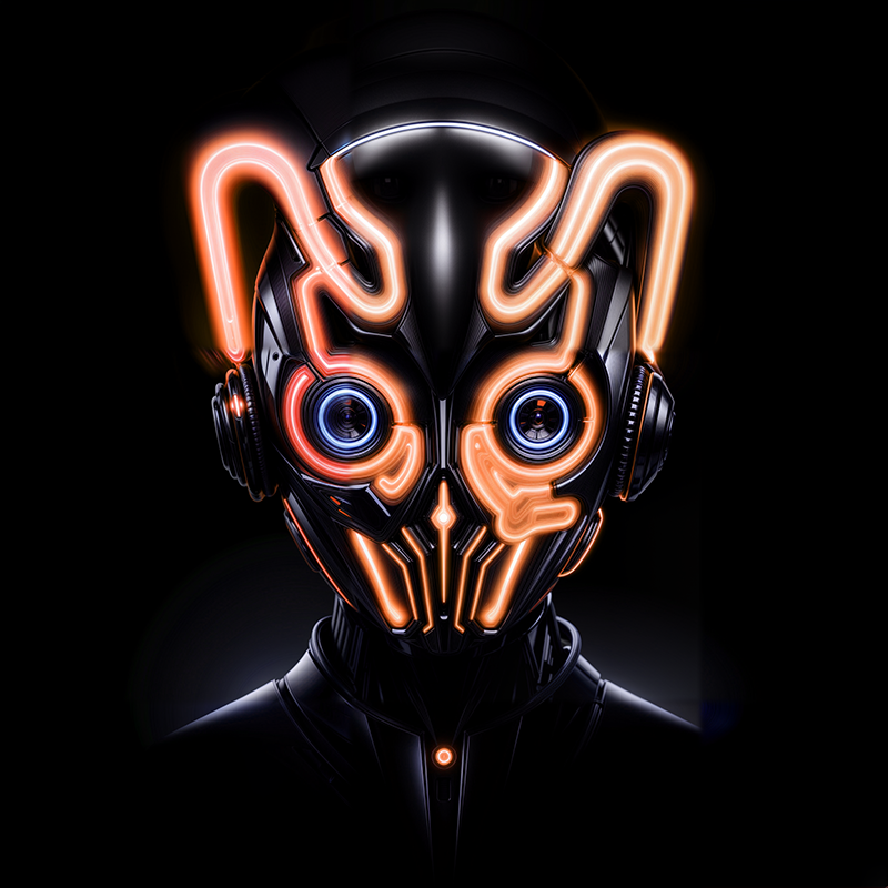 Masks and hidden layers symbolism